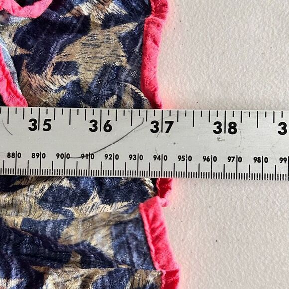 Camo Star Print Off The Shoulder Fit‎ & Flare Dress Womens S High Low - Picture 12 of 13